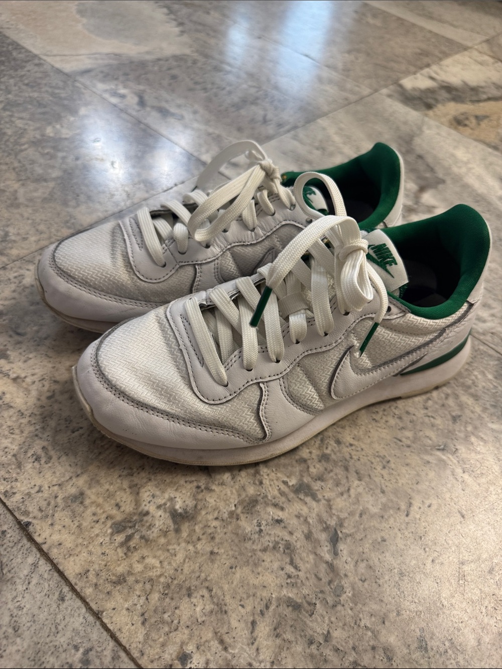 Nike Internationalist Sneakers with Green Trim